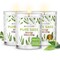 Magnificent 101 Set of 3 Long Lasting Pure Sage Smudge Candles - 42 Hour Burn, 3.5 Oz Each, Made with Soy Wax and Herb, Ideal for House Energy Cleansing, Meditation & Manifestation